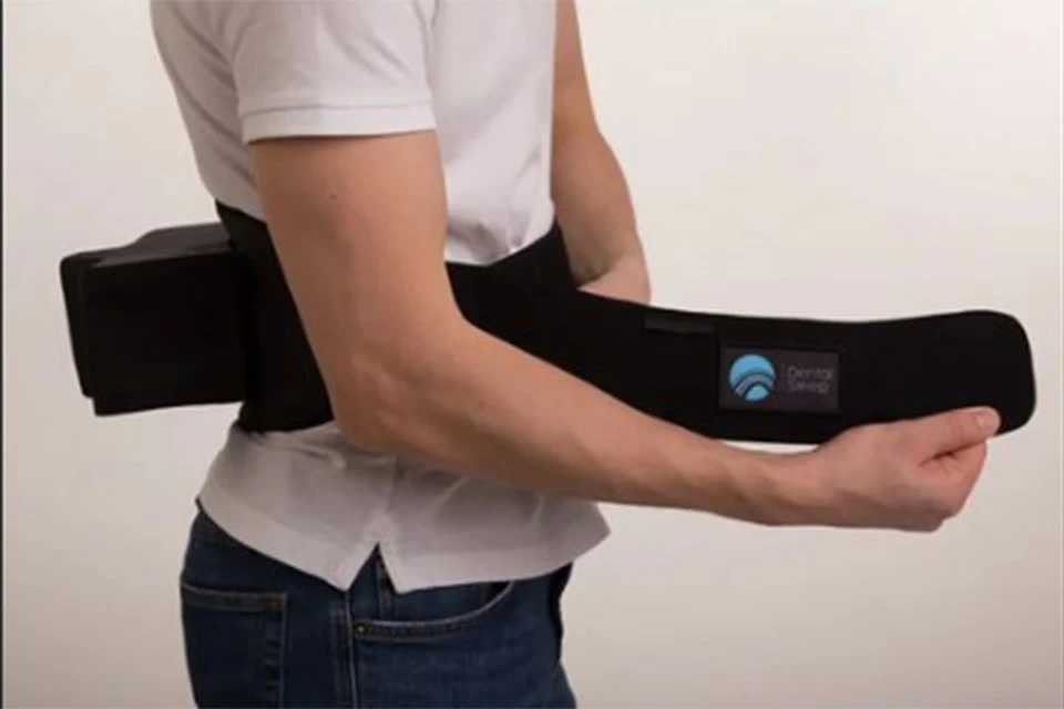 Пояс с валиком на спине – приспособление для позиционной терапии 